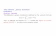 Documents/Laplace.pdfThe bilateral Laplace transform Definition Analysis formula The bilateral Laplace transform is defined by the analysis formula X (s) is defined for reqions (ROC)