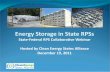 Energy Storage in State RPSs Presentation... · Energy Storage in State RPSs State-Federal RPS Collaborative Webinar Hosted by Clean Energy States Alliance December 19, 2011