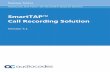 SmartTAP™ Call Recording Solution - AudioCodes · The Known issue 7854 (For Skype for Business integrations, calls involving a Polycom ... 8003 : 4.1.0 . GA : Med . The SNMP port