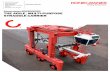 THE AGILE, MULTI-PURPOSE STRADDLE CARRIER · THE AGILE, MULTI-PURPOSE STRADDLE CARRIER ... Traveling speed empty/with load, ... load/min. pick-up height, mm 6200/300