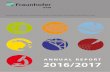 Annual Report 2016 - Fraunhofer IFAM · The Fraunhofer-Gesellschaft is a recognized non-profit orga-nization that takes its name from Joseph von Fraunhofer (1787–1826), ... Annual