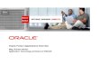 Oracle Fusion Applications Overview - doag.org ·  Oracle Fusion Applications Overview Mag. Roman Helmer Application Technology Architect for EE&CIS