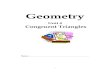 Geometry - Rose Tree Media School District / Overview · Identify each triangle based on both sides and angles. 1) 2) 4) 5) 6) Equilateral acute triangle ... Sum of the angles of