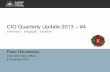 CIO Quarterly Update 2013 – #4 - Information technologyitservices.anu.edu.au/_resources/news-and-events/cio-quarterly... · CIO Quarterly Update 2013 ... • Efficient end-to-end