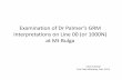 Examination of Dr Palmer’s GRM Interpretations on Line 00 ...rayfract.com/pub/mtbulgaline00fin2.pdf · SP97 Parallelism shows that offset shot ... • Dr Palmer’s GRM interpretations