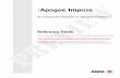 :Apogee Impose - APOGEEnetwork€¦ · This reference guide is a only a preview of the full :Apogee Impose Reference Guide. ... .