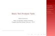 Basic Text Analysis Tools - Indiana University Bloomingtoncatapult/resources/text-analysis.pdf · Basic Text Analysis Tools Online Search Concordancing AntConc Word Frequency Annotating