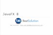 JavaFX 8 - EclipseCon France2018 · (c) BestSolution.at - Licensed under Creative Commons Attribution-NonCommerical-ShareAlike 3.0 Agenda • Short Intro to JavaFX • News in JavaFX8
