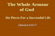 The Whole Armour of God - Let God be True · The Whole Armour of God Six Pieces For a Successful Life Ephesians 6:10-17