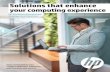 Solutions that enhance your computing .Solutions that enhance your computing experience ... â€¢ Executive