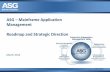 ASG Mainframe Application Management Roadmap and .ASG – Mainframe Application Management Roadmap