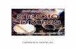 Studio Drums XF Manual - easysounds.eu Drums XF Manual.pdf · Introduction Thank you for purchasing the DCP Productions "Studio Drums" library for the Yamaha Motif XF synthesizer