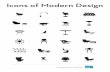 Icons of Modern Design (PDF) - Amazon S3of+Modern+D… · Icons of Modern Design ... Charles and Ray Eames Date: 1946 Materials: ... Eames House Bird Designer: Charles and Ray Eames