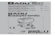 BADU Easytronic-D Badutronic-D 08/02 - speck-pumps.com · 6 Die BADU Easytronic besteht aus einer elektronischen Steuerung mit Stellmo-tor sowie dem jeweiligen Rückspülventil. Hier