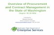Overview of Procurement and Contract Management in …des.wa.gov/sites/default/files/public/documents/About/Procurement... · Overview of Procurement and Contract Management in the
