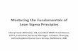 Mastering the Fundamentals of Lean Sigma Principles - … · Mastering the Fundamentals of Lean Sigma Principles Cheryl Gast ... DMAIC is the improvement framework used in lean ...