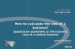 How to calculate the cost of a blackout? - UGent · How to calculate the cost of a ... failing completely (blacking out). Definition of blackout 6. plan.be Causes ... August 2015