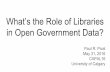 What’s the Role of Libraries University of Calgary CAPAL16 ...capalibrarians.org/wp/wp-content/uploads/2016/09/6A_Pival_slides.pdf · Linked Data “A method of publishing structured