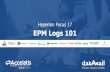 Hyperion Focus 17 EPM Logs 101 - AMOSCA · Worked closely with many dev teams (HFM, Planning, Essbase, FDM, Workspace, ... Configuration Troubleshooting Guide include in the Deployment