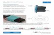 Fiber Optic Product Catalog - ARIA Technologiesariatech.com/pdf/MTP-Polarity-Management.pdf · The most common duplex patch cable polarity type is A-to-B. MTP ... optical circuit.