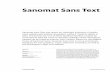 Sanomat Sans Text - Commercial Type · Sanomat Sans Text Sanomat Sans Text ... La nuova comunità, scrive Sonnino, «non disporrà di sanomat sans teXt reguLar, ... every introduction