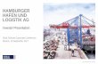 HAMBURGER HAFEN UND LOGISTIK AG - HHLA · HHLA Container Terminal Burchardkai ... Introduction of a trucking appointment system ... © Hamburger Hafen und Logistik AG. 19 ...