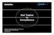 Hot Topics in Compliance - HFMA NJ Chapter - …hfmanj.org/images/...2017/...hot_topics_presentation_mar_14_2017.pdf · 14/03/2017 · Hot Topics in Compliance Recent Developments