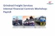 Grindrod Freight Services Internal Financial Controls ... Freight... · Grindrod Freight Services ... AGENDA Introduction to internal controls ... Slide 1 Author: SallyF Created Date: