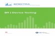 DT | Device Testing · DT | Device Testing Because of the company’s experience with the development of precision calibration ... Free-ﬁeld excitation and pressure excitation Magnetic