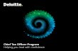Chief Tax Officer Program Helping you lead with … · Deloitte’s Chief Tax Officer Program ... research, topical digests, perspectives, and technical analyses for a separate module