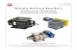 Effective Rotary Airlock Feeders - Meyer Industrial Airlock... · This Manual is intended to as- ... Rotary Airlock Feeders have wide application in industry wherever dry flee-flowing