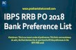 IBPS RRB Clerk 2018 Bank Preference Listprashantchaturvedi.com/wp-content/uploads/2018/06/IBPS...Uttar Pradesh (1137) 1. BARODA UTTAR PRADESH GRAMIN BANK (290) 2. ALLAHABAD UP GRAMIN