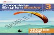 Complete English Basics 3, 3rd edition, Teacher Book · thick Vietnamese accent: ‘Fipteen minat twell equal tree’. Even though my English was getting better year by year, it was