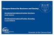 Glasgow School for Business and Society€¦ · Glasgow School for Business and Society BA ... Internationalisation of the brand. ... Graduates: Zara, All Saints,