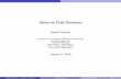 Notes on Fluid Dynamics - Unige · Notes on Fluid Dynamics Rodolfo Repetto ... Introduction to unidirectional ows ... Batchelor (1967), Ockendon and Ockendon (1995),