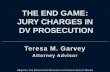 THE END GAME: JURY CHARGES IN DV PROSECUTION · JURY CHARGES IN DV PROSECUTION . ... WHY WORRY? Jury’s deliberations will be guided by the instructions ... Prior to voir dire