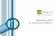 SharePoint 2010 as an Extranet Platform - Peter Carson Summit Extranets... · Claims-Based Authentication Discussions ... Set your login form URL . ... Set the default providers back