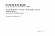 TOSHIBA 15.6” Mobile LED Monitor User’s Manualcdn.cnetcontent.com/c1/e5/c1e5e006-5cd5-43ae-b795-8cffc56b006c.pdf · TOSHIBA 15.6” Mobile LED Monitor User’s Manual ... Setting