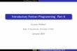 Introductory Fortran Programming Part 6 - folk.uio.nofolk.uio.no/gunnarw/CSE-FL/Fortran/PART6/cse-fl.pdf · Wollan Introductory Fortran Programming Part 6. Real Programs, Part 2 Solving