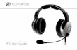 PFX User Guide - Lightspeed Aviation · PFX User Guide. Welcome ... (Active Noise Reduction) headset. ... For maximum noise cancellation, as well as enhanced voice clarity and music