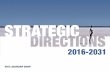 Strategic Directions 2016-2031 - DCA · EVALUATING THE VALUE OF ARTS AND ... It is my pleasure to present Strategic Directions 2016-2031; the first long-term strategic direction developed
