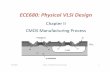 ECE680: Ph i lPh ysical VLSI DiD esign - mason.gmu.edumason.gmu.edu/~qli6/ECE680/chapter2 Manufacture of CMOS.pdf · ECE680: Ph i lPhysical VLSI DiDesign Ch II CMOS ManufacturingProcess