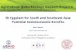 Bt Eggplant for South and Southeast Asia: Potential Socioeconomic Benefits · Bt Eggplant for South and Southeast Asia: Potential Socioeconomic Benefits ABSP II Webinar June 5th 2012,