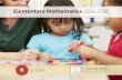 Elementary Mathematics 2016-2016csdmathematics.weebly.com/uploads/9/5/6/3/9563459/elementary... · Canyons School District elementary math maps are created and ... Let’s clap/tap