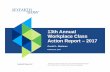 13th Annual Workplace Class Action Report – 2017 · Seyfarth Shaw LLP “Seyfarth Shaw” refers to Seyfarth Shaw LLP (an Illinois limited liability partnership). 13th Annual Workplace