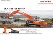 ZAXIS-5 series Brochures/ZX350... · 3 The design of the new Hitachi ZAXIS 350 medium excavator is inspired by one aim – empower your vision. It delivers on ﬁve key levels: performance,