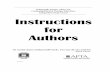 Orthopaedic Section, APTA, Inc. Continuing Physical … to... · Continuing Physical Therapy Education: Independent Study Course Instructions for Authors Be careful about reading