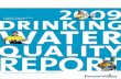power and water corporation water uality REPORT · power and water corporation > drinking water ... This involved drawing down the reservoir and monitoring major potable water quality