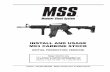 INSTALL AND USAGE M93 CARBINE STOCK - The …thewilderness.com/pdf_infosheets/M93stock_instructions.pdf · install and usage m93 carbine stock (initial production version) 1 ... magpul