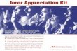 Juror Appreciation Kit - nyjuror.gov · Juror Appreciation Kit ... Whereas, one of the most significant actions a court system can take is to show appreciation for the jury system